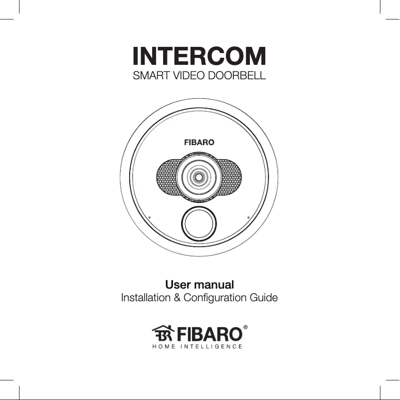 Page 1 de la notice Manuel utilisateur Fibaro Intercom
