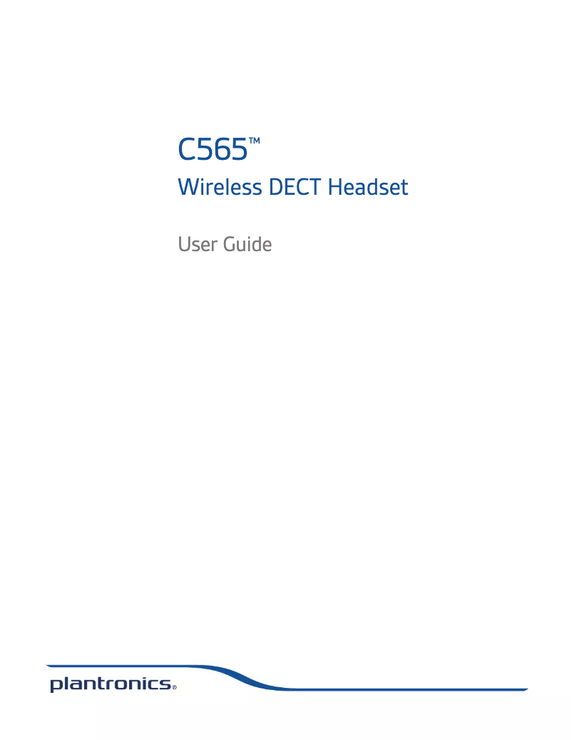 Image de la première page du manuel de l'appareil C565