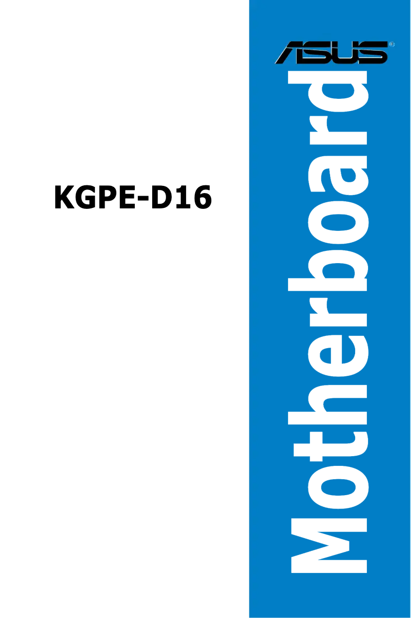 Page 1 de la notice Manuel utilisateur Asus KGPE-D16