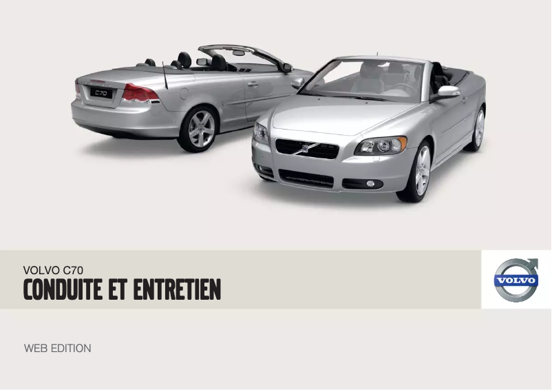 Page n°1 - Manuel utilisateur Volvo C70 (2008)