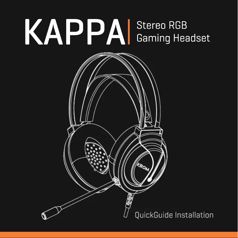 Página 1 del manual Manual de usuario Krom Kappa