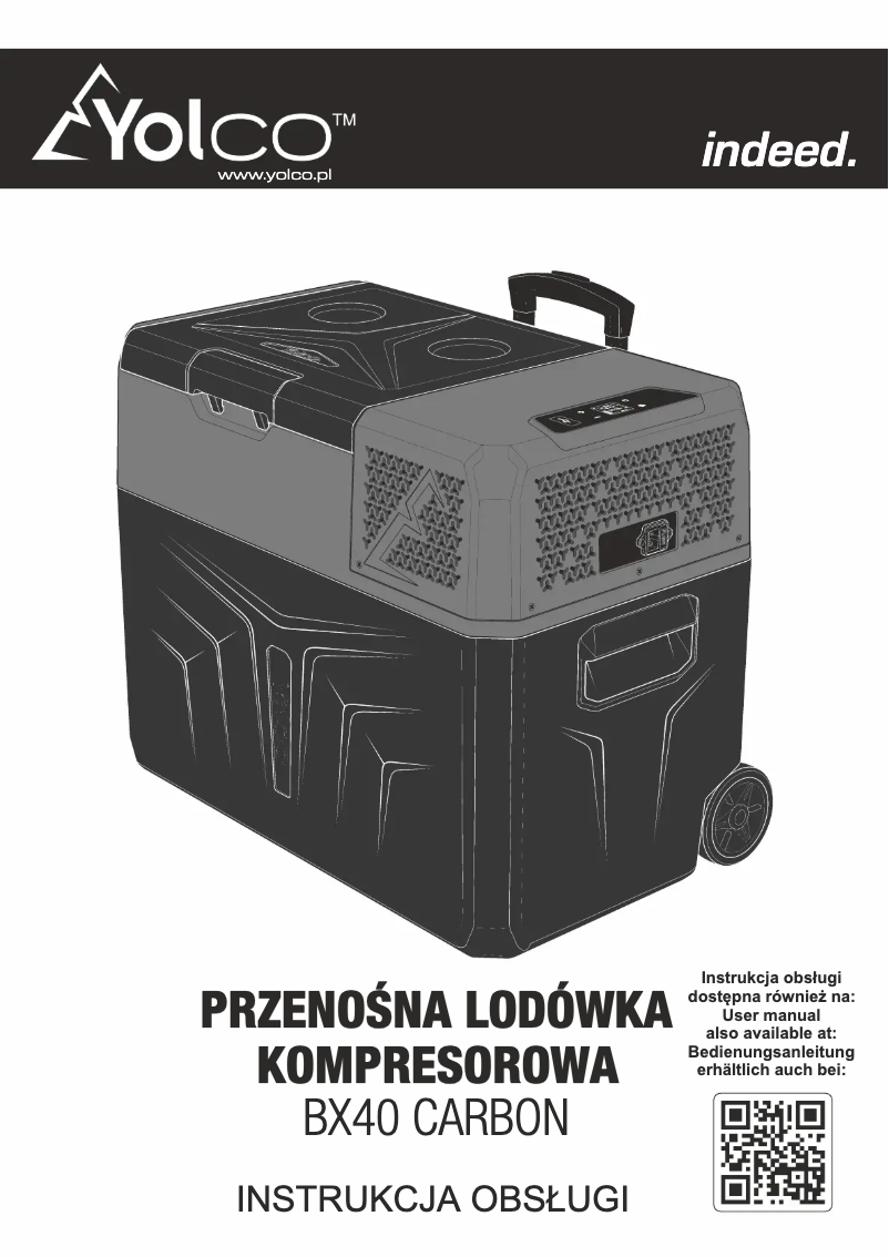 Image de la première page du manuel de l'appareil BX40