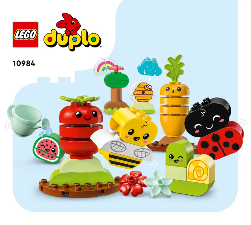 Page 1 de la notice Consignes visuelles Lego Duplo 10984