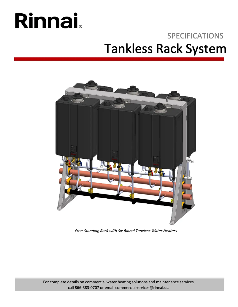 Página 1 del manual Ficha técnica Rinnai RU199eP