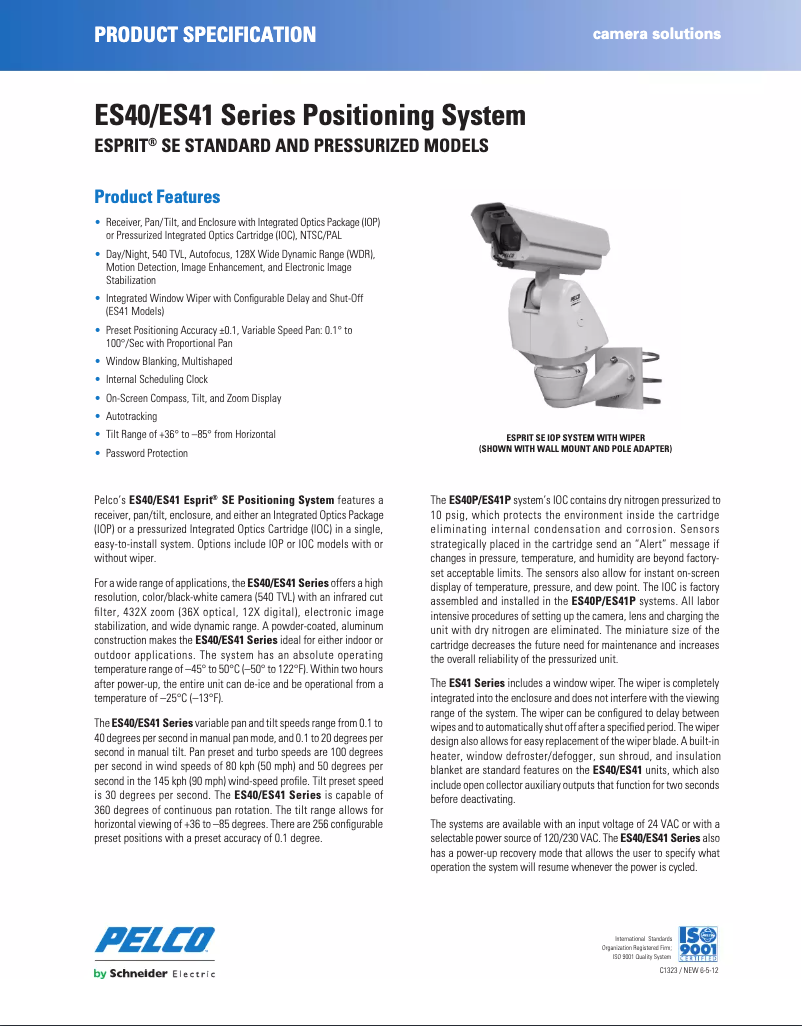 Image de la première page du manuel de l'appareil Esprit ES41