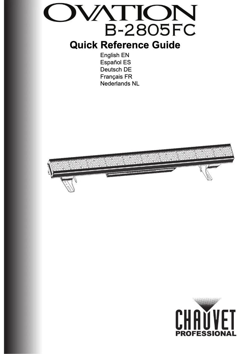 Image de la première page du manuel de l'appareil Ovation B-2805FC