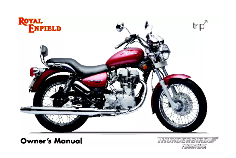 Imagen de la primera página del manual del dispositivo Thunderbird Twinspark (2010)