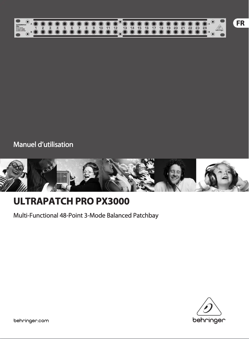 Página 1 del manual Manual de usuario Behringer Ultrapatch Pro PX3000