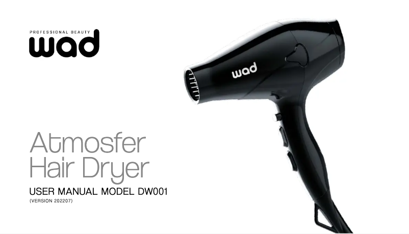 Page n°1 - Manuel utilisateur WAD Atmosfer