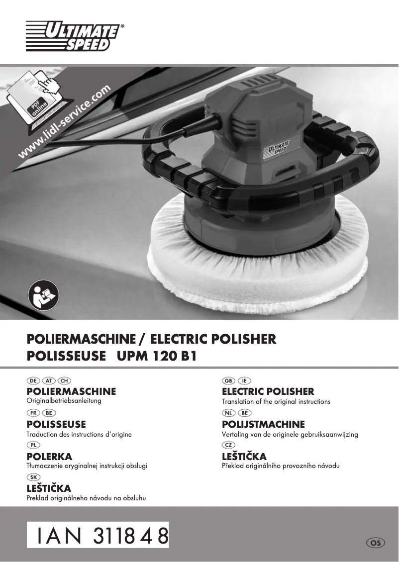 Página 1 del manual Manual de usuario Ultimate Speed UPM 120 B1