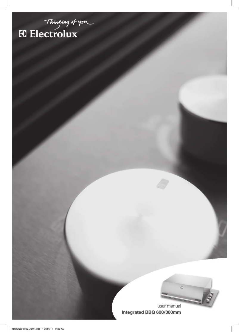 Page 1 de la notice Manuel utilisateur Electrolux EQBH60