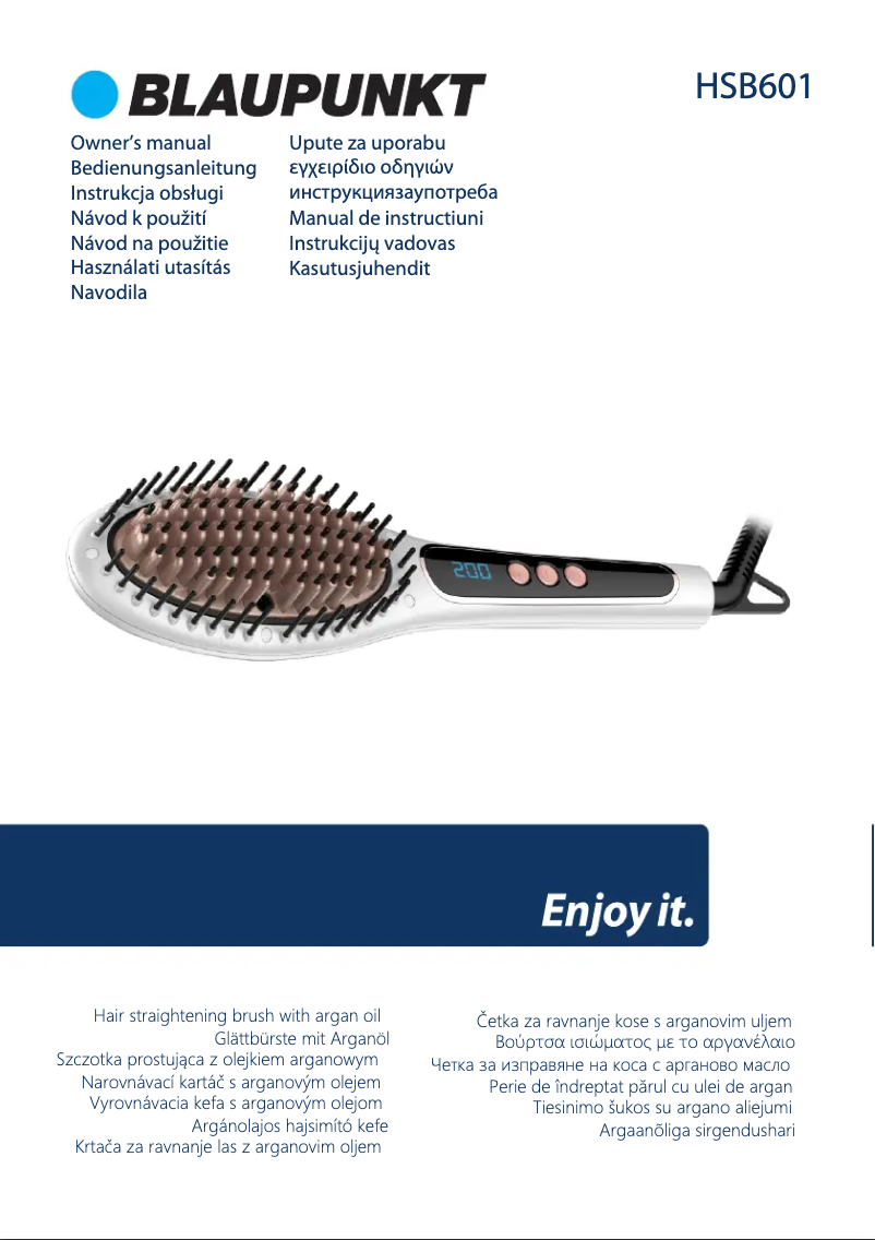 Image de la première page du manuel de l'appareil HSB601