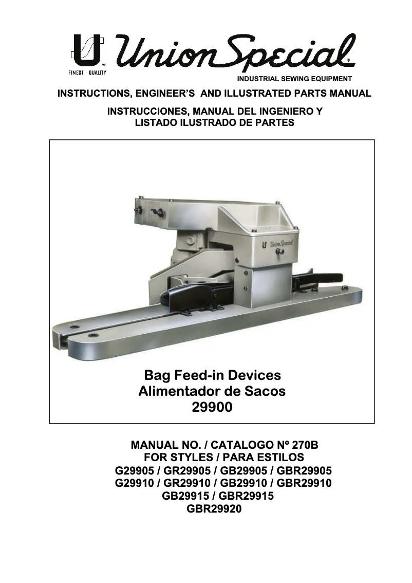 Image de la première page du manuel de l'appareil GBR29915