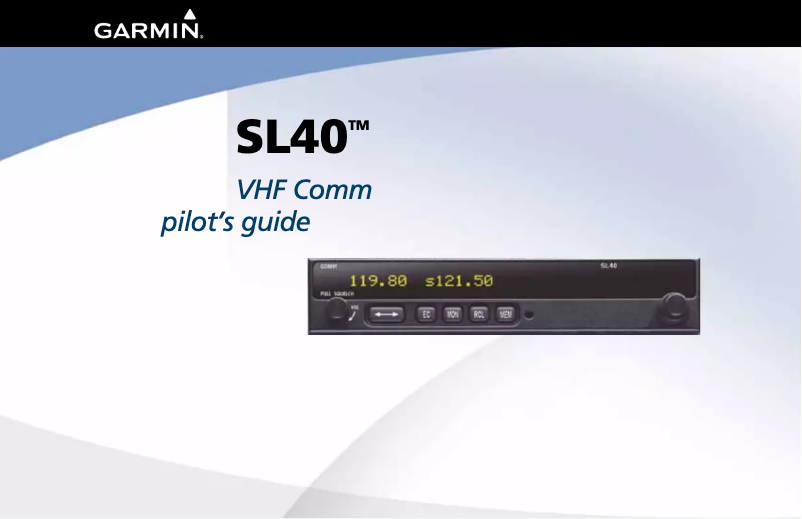 Page 1 de la notice Manuel utilisateur Garmin G300