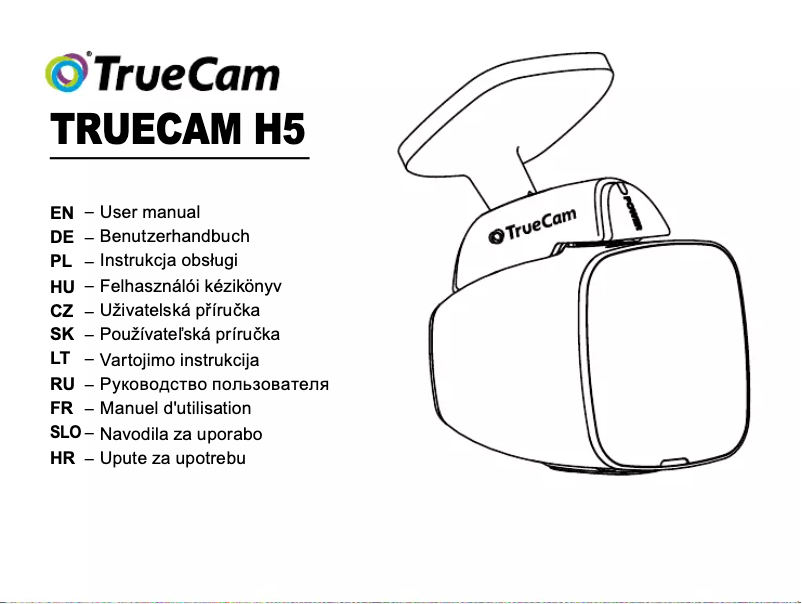 Image de la première page du manuel de l'appareil H5