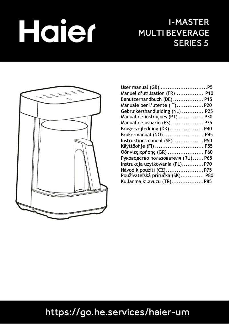 Page n°1 - Fiche technique Haier HMB5A 011