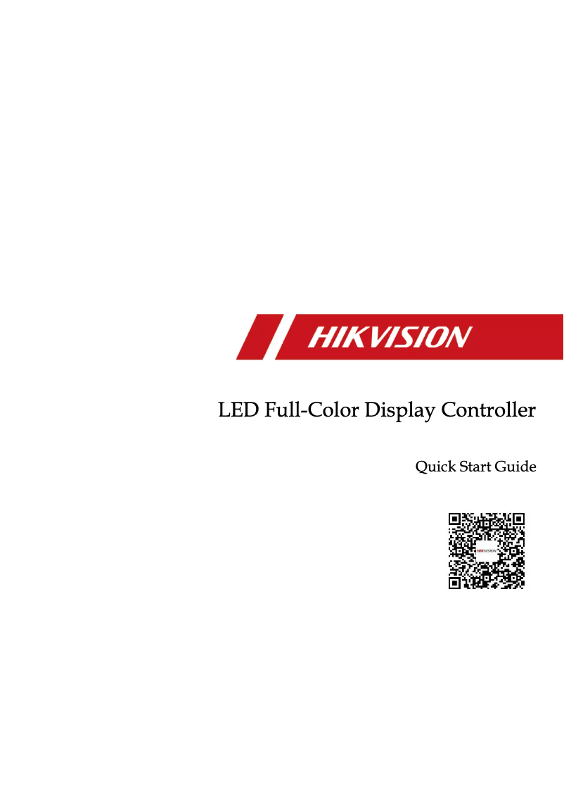 Page n°1 - Manuel utilisateur Hikvision DS-D42V06-N