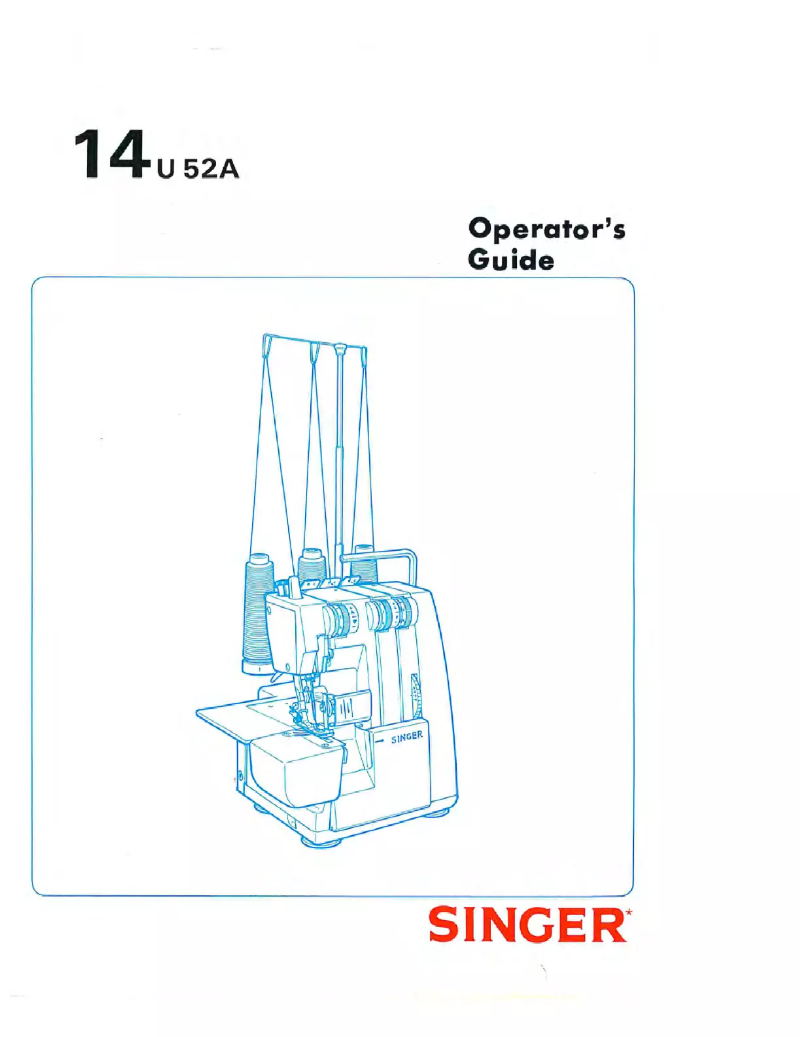 Image de la première page du manuel de l'appareil 14U52A