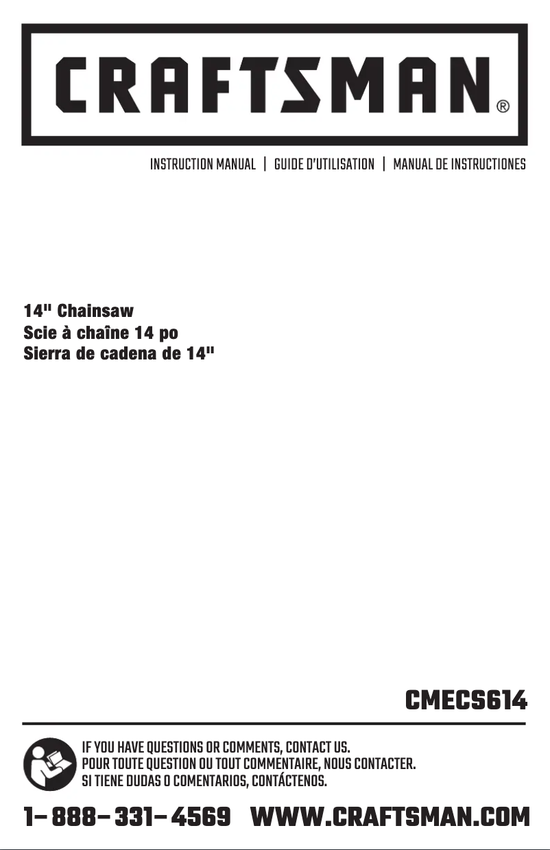 Image de la première page du manuel de l'appareil CMECS614