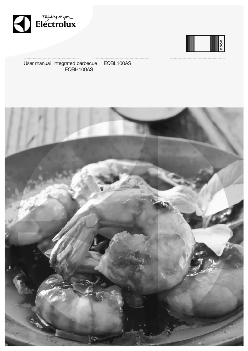Page 1 de la notice Manuel utilisateur Electrolux EQBH100AS