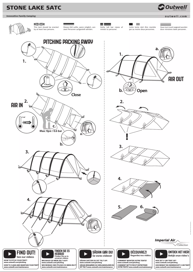 Image de la première page du manuel de l'appareil Stone Lake 5ATC