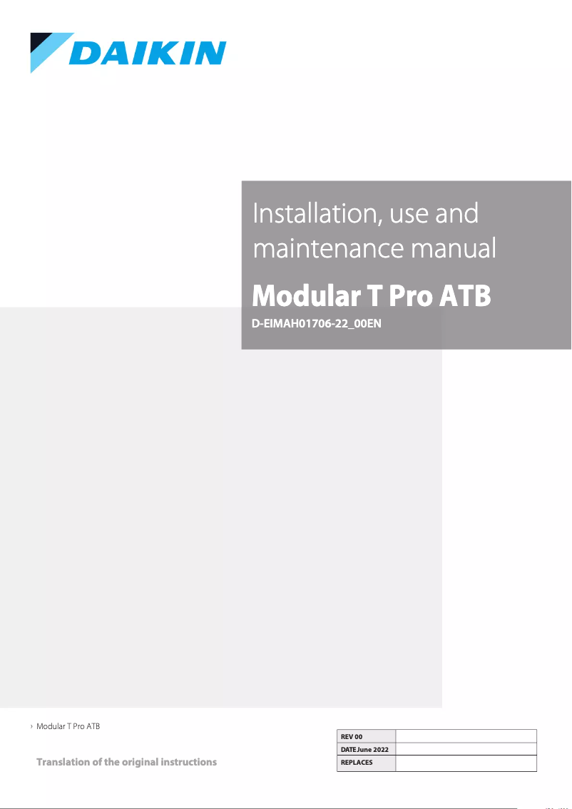 Imagen de la primera página del manual del dispositivo ATB04LAMNADBT00