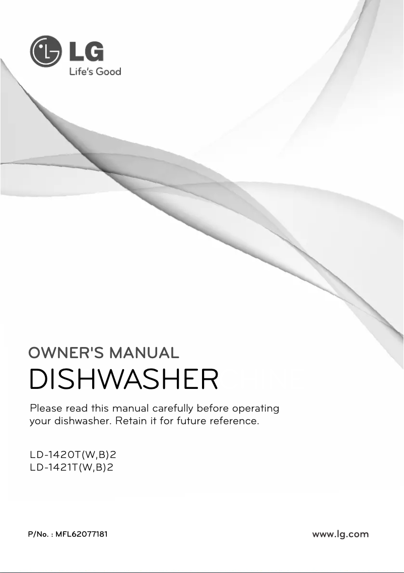 Image de la première page du manuel de l'appareil LD-1421W2