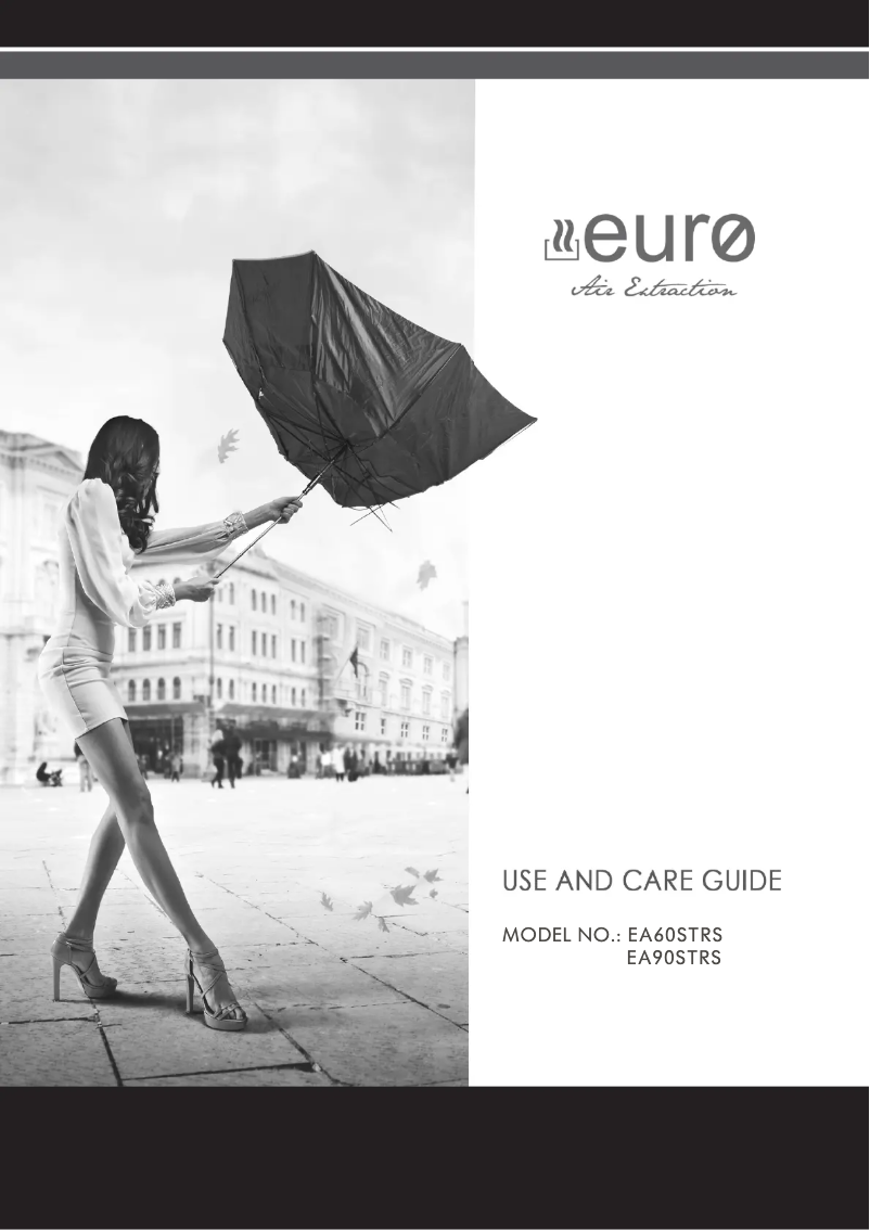 Page n°1 - Manuel utilisateur Euro Appliances EA60STRS