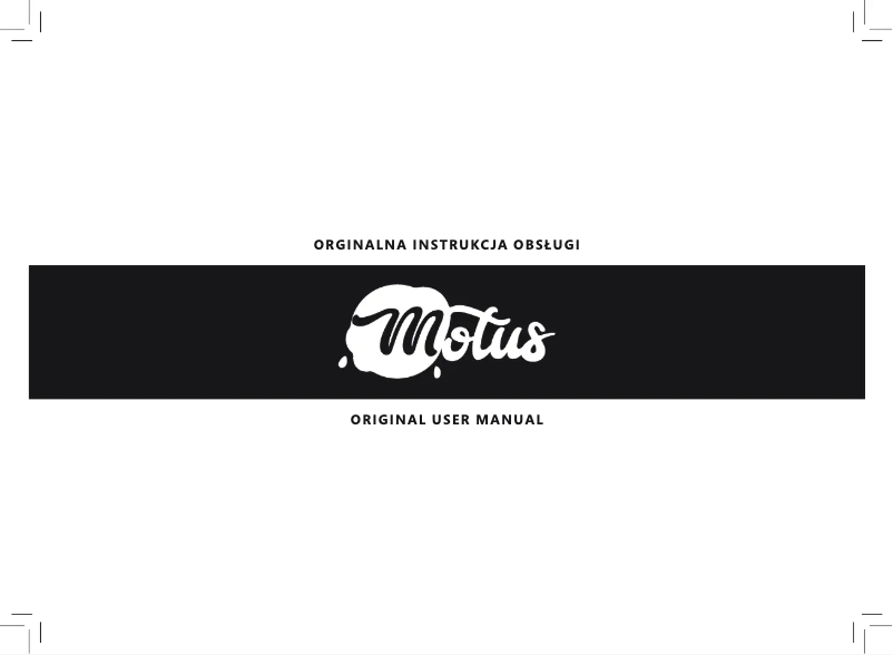 Page n°1 - Manuel utilisateur Motus Scooty 10