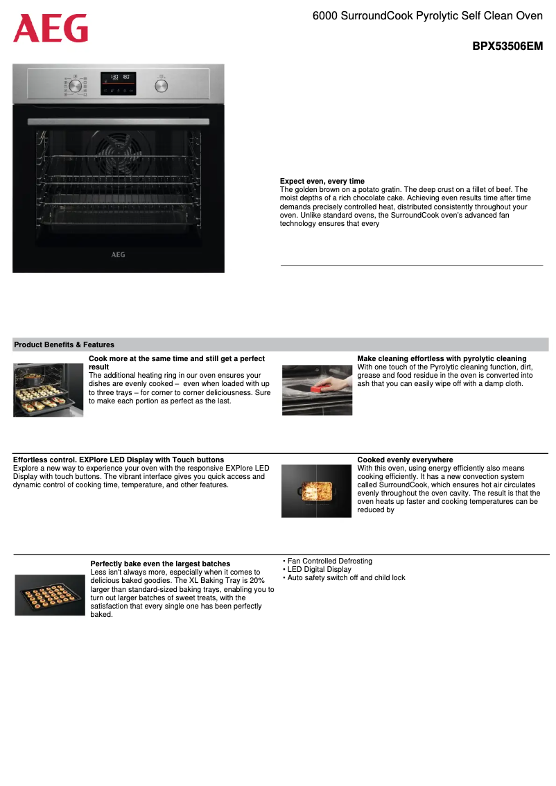 Image de la première page du manuel de l'appareil BPX53506EM