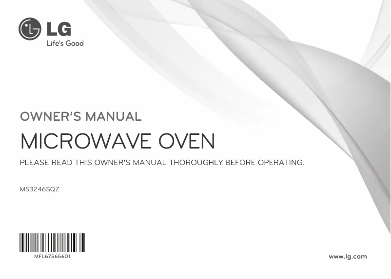 Page n°1 - Manuel utilisateur LG MS3246SQZ