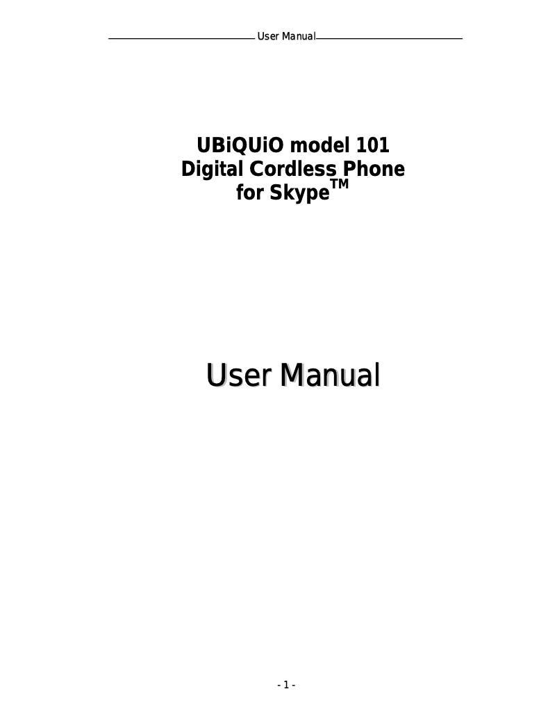 Imagen de la primera página del manual del dispositivo 101