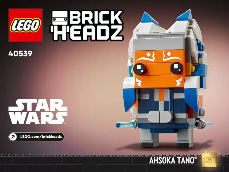 Page 1 de la notice Manuel utilisateur Lego Brickheadz 40539