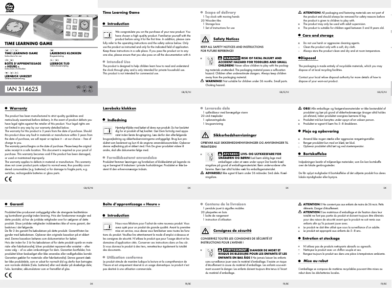 Imagen de la primera página del manual del dispositivo HG03821