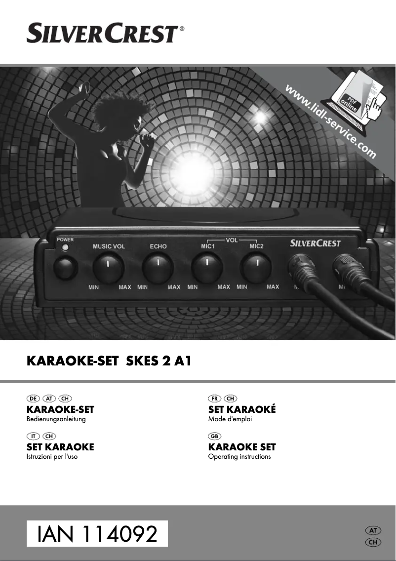 First page image of the manual for SKES 2 A1