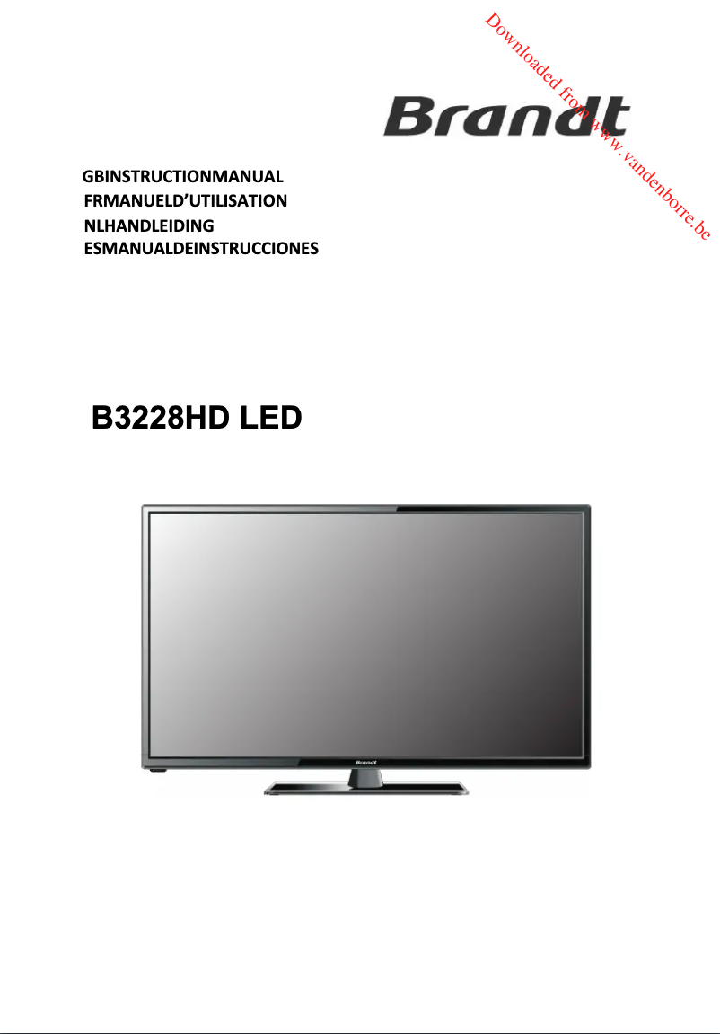 Imagen de la primera página del manual del dispositivo B3228HD