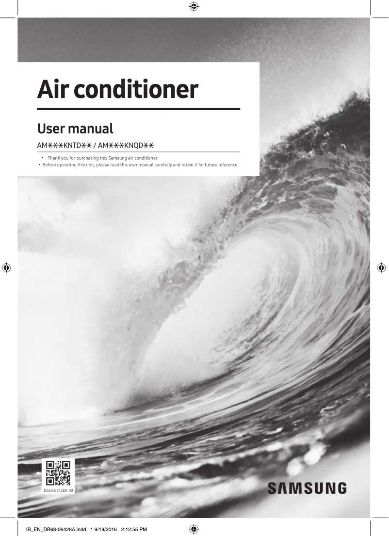 Image de la première page du manuel de l'appareil AM056KNQDEH