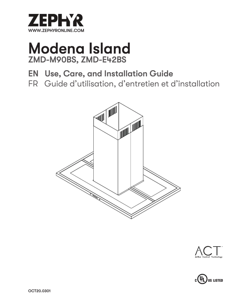 Page n°1 - Manuel utilisateur Zephyr ZMD-M90BS