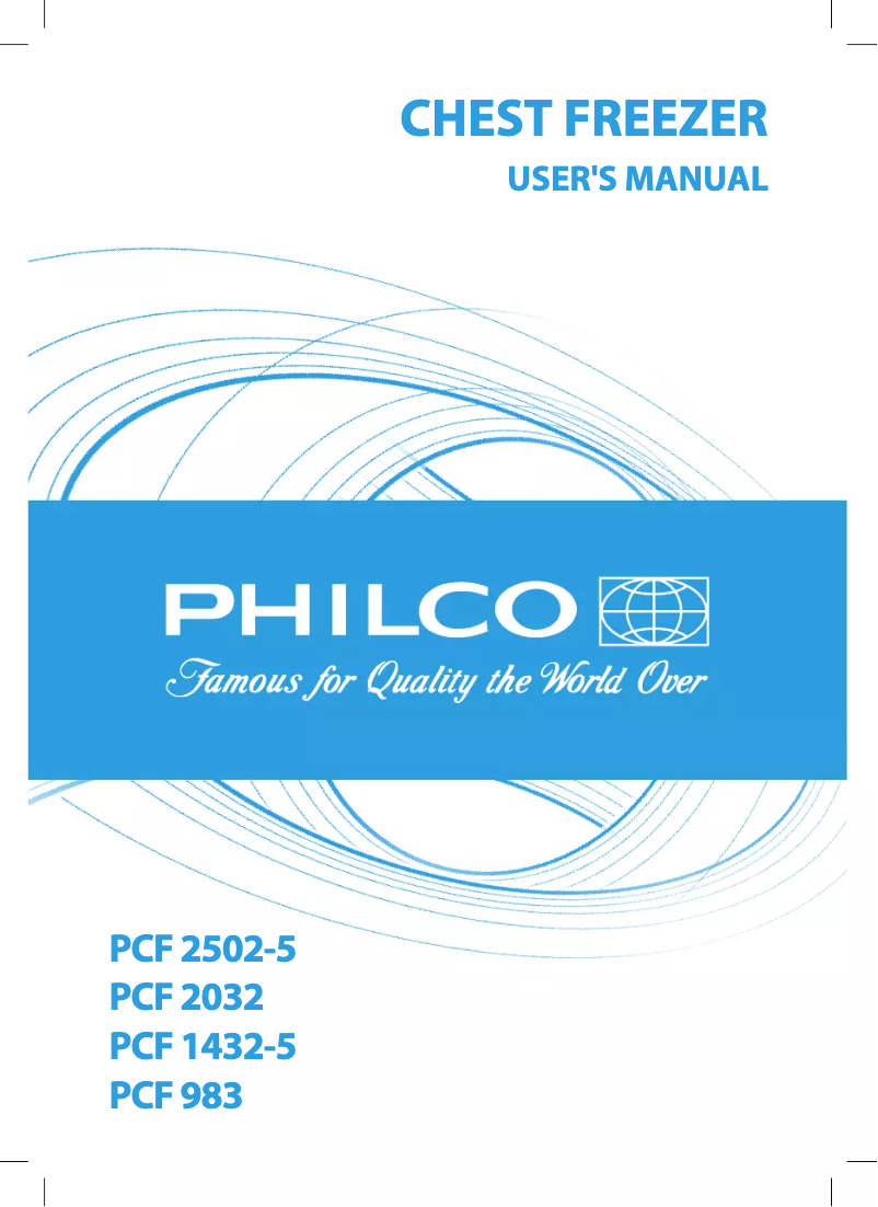 Page n°1 - Manuel utilisateur Philco PCF 2032