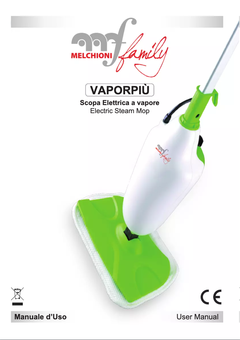 Page 1 de la notice Manuel utilisateur Melchioni Vaporpiu