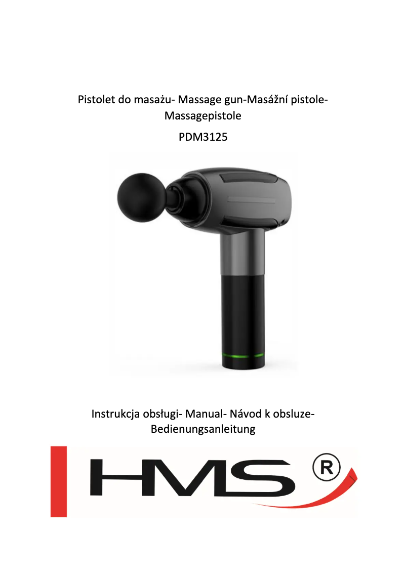 Image de la première page du manuel de l'appareil PDM3125