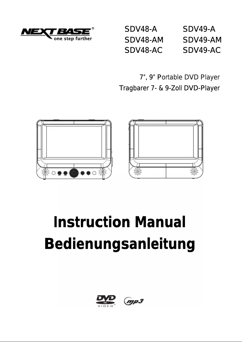 Page n°1 - Manuel utilisateur Nextbase SDV48-AC