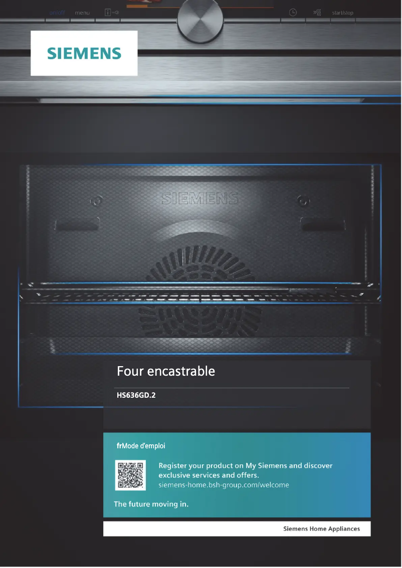 Page n°1 - Manuel utilisateur Siemens HS636GDS2
