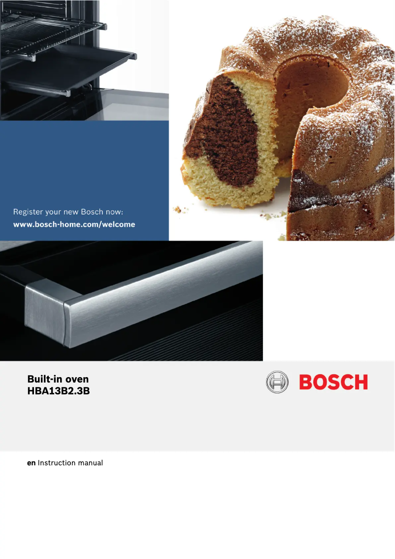 Page n°1 - Manuel utilisateur Bosch HBA13B253B