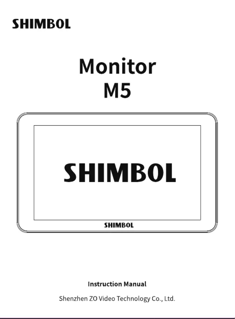 Page n°1 - Manuel utilisateur Shimbol M5