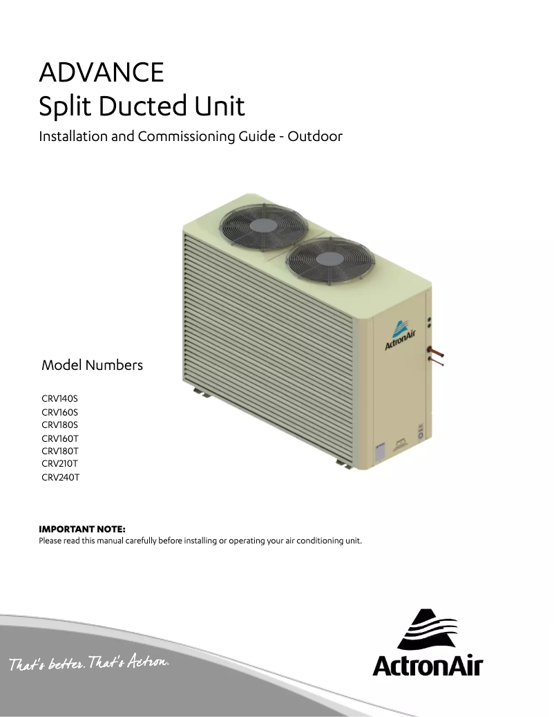 Imagen de la primera página del manual del dispositivo CRV210T
