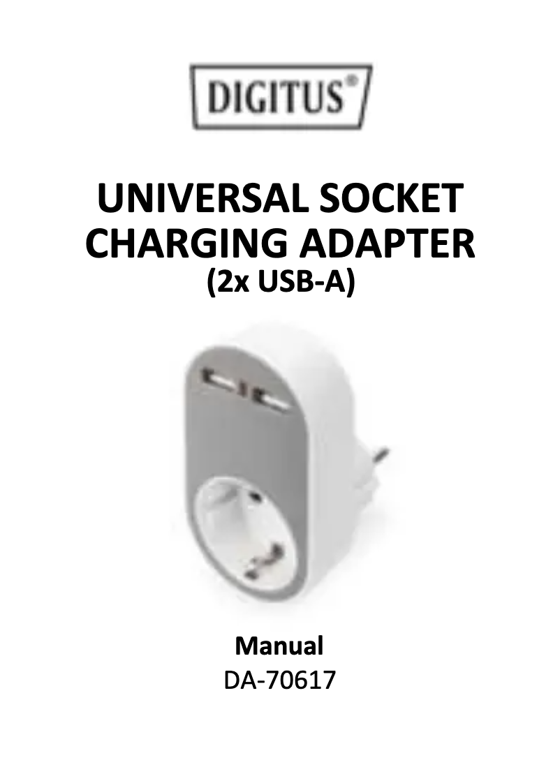 Page n°1 - Manuel utilisateur Digitus DA-70617