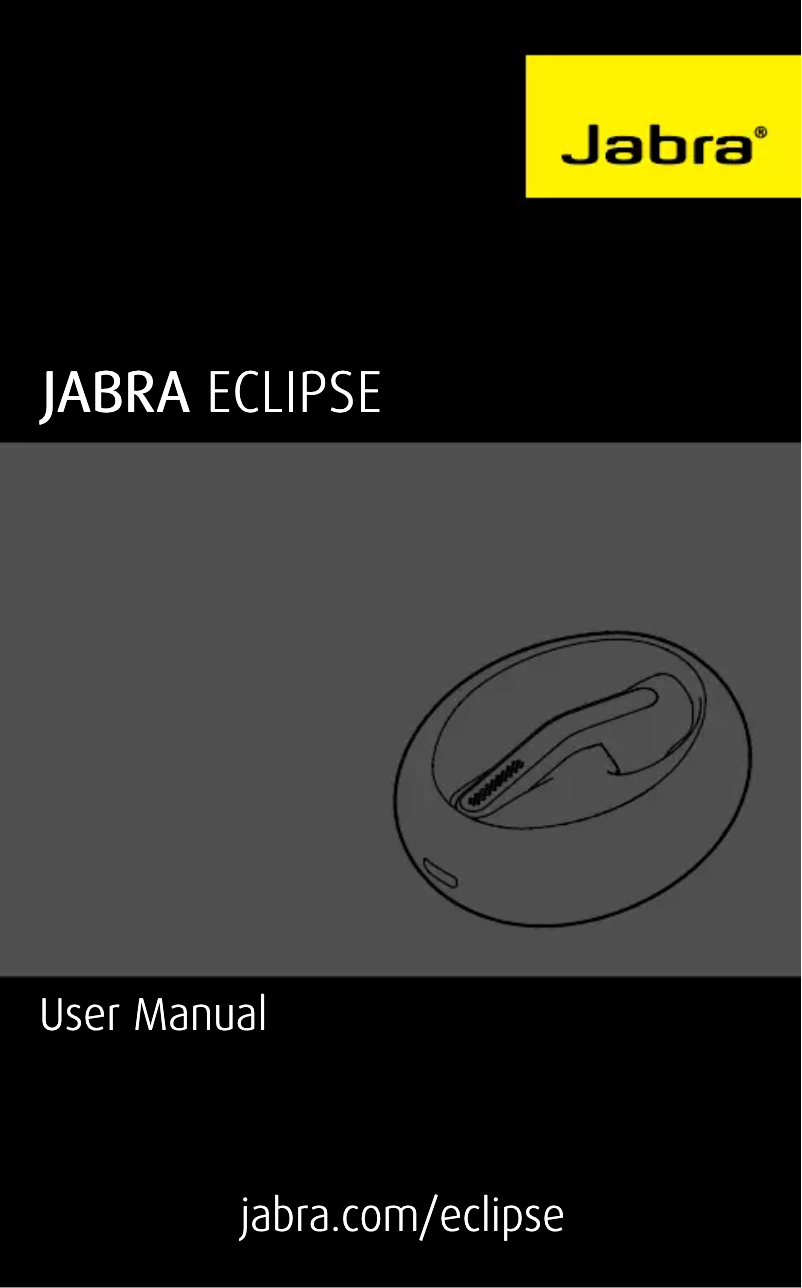 Page n°1 - Manuel utilisateur Jabra Eclipse