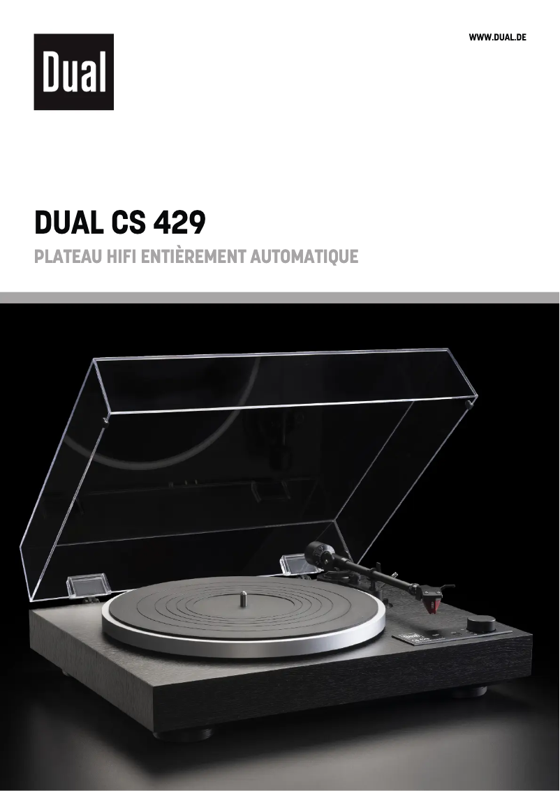 Page n°1 - Brochure Dual CS 429