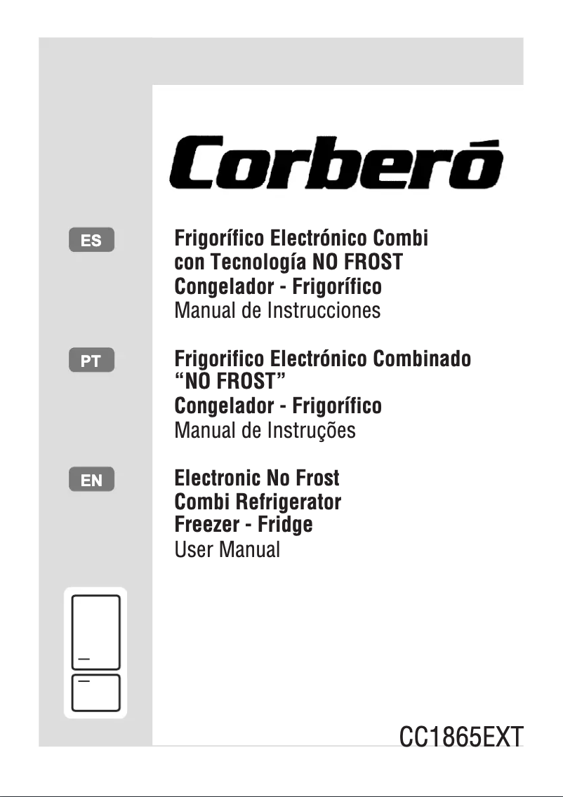 Page 1 de la notice Manuel utilisateur Corbero CC1865EXT